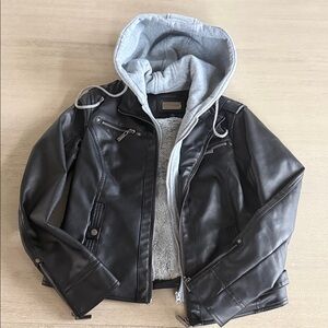 Jou Jou Black Jacket with Gray Accents